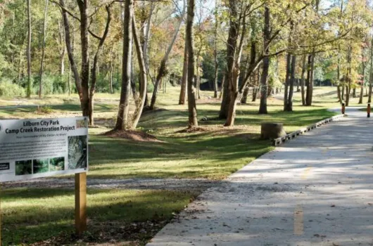 Near Lilburn City Park