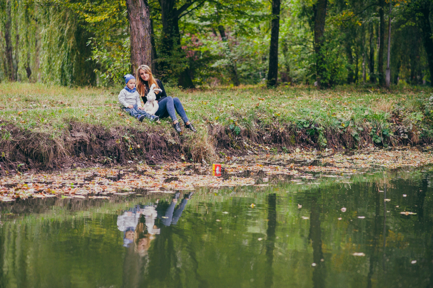 Healthy retention pond