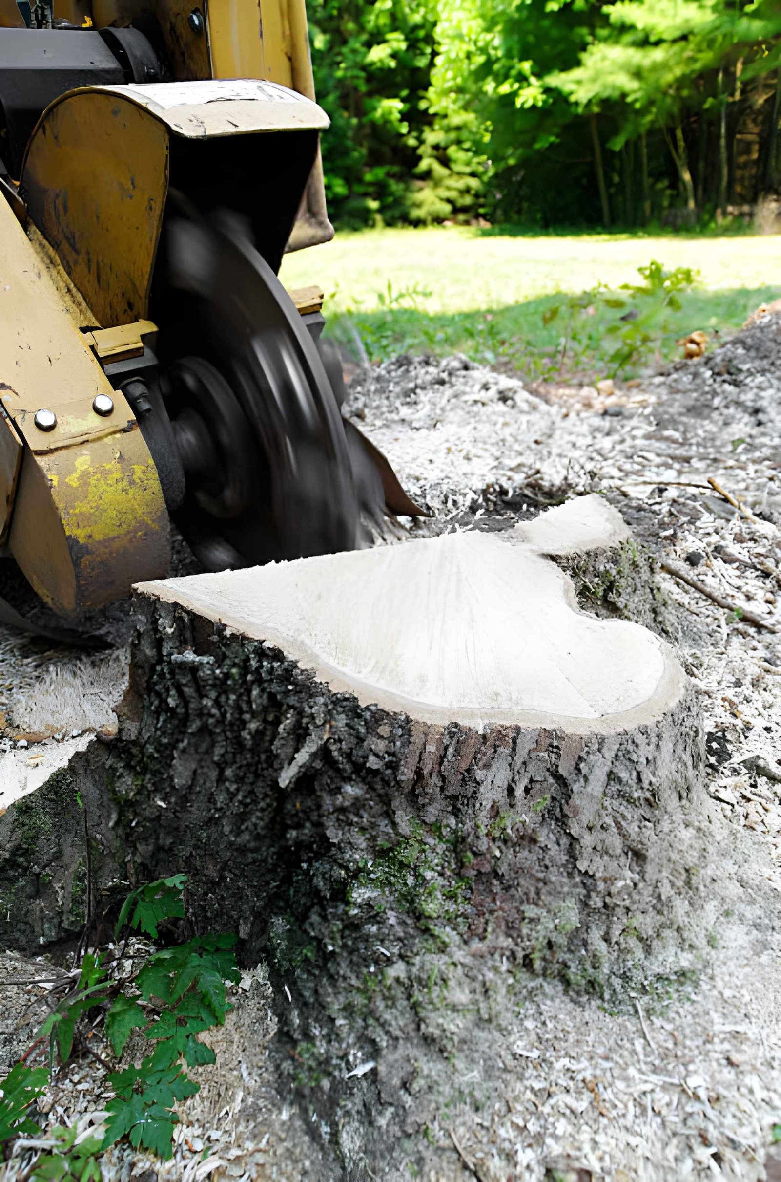 Professional stump grinding service