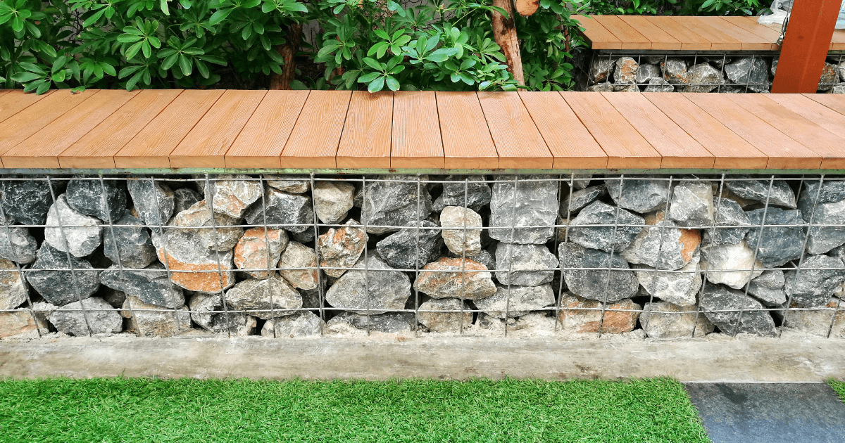 Gabion Bench Walls