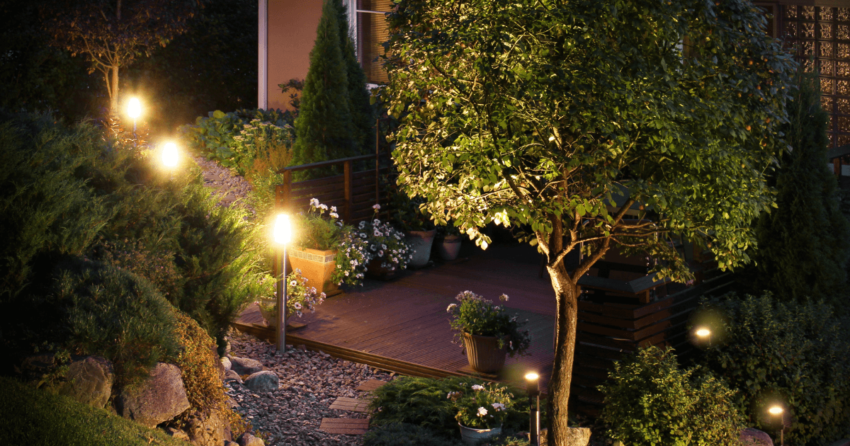 Illuminated Garden Walls